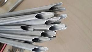 Vertical Threaded Aluminum Tube / Thread Air Conditioner Tube 0.4 - 0.5mm